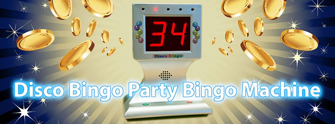 elektronische bingomachine disco bingo banner