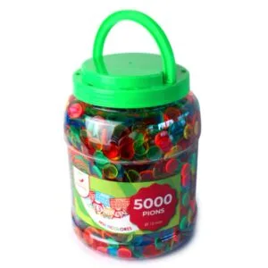 bingo chips color mix green lid closed