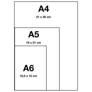 3 formaten bingokaarten customized