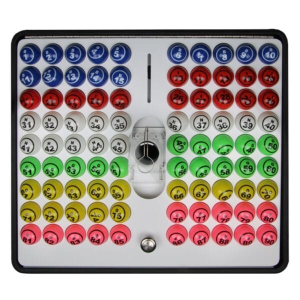 Bingo Blower machine zwart bovenkant