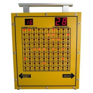 Elektronische Bingomachine Super Select voorkant