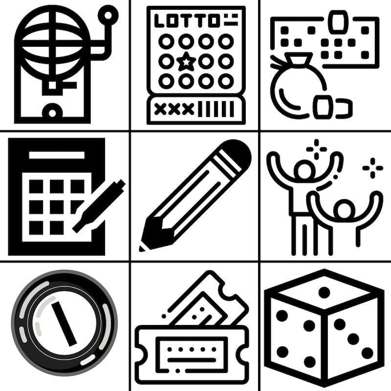 Stempel symbolen BINGO