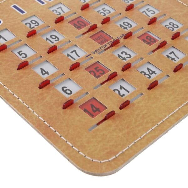 bingo schuifplank bruin design