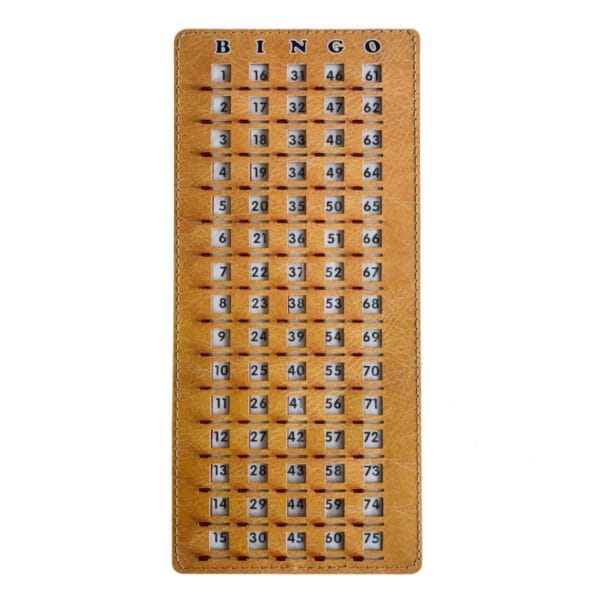 Bingo controle schuifplank schuifjes open