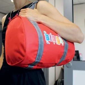 Bingo bag red