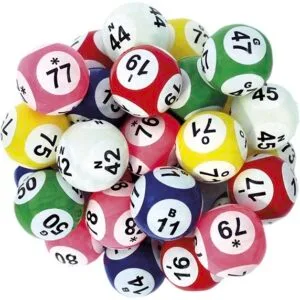 bingo balls large 6 numbers on the ball