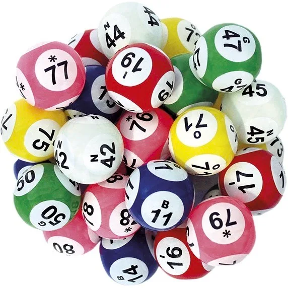 Bingo-Kugeln groß 6 Zahlen auf der Kugel