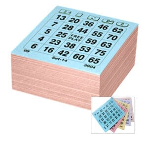 bingokaarten 5 game single compleet