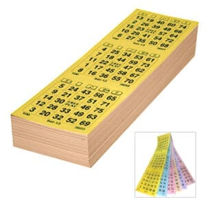 bingokaarten 6 game compleet