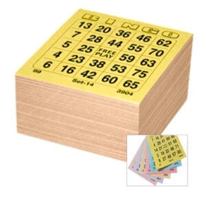 bingokaarten 6 game single compleet