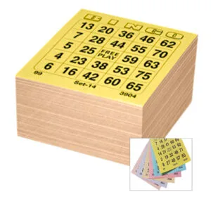 bingo cards 6 game single complete