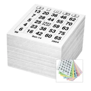 bingo cards 8 game single complete