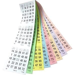 bingokaarten 8 ronden setje