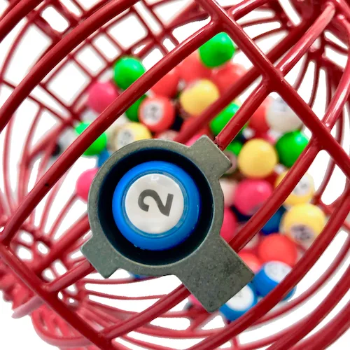 bingo mill small red ball art