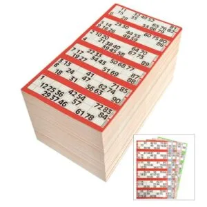 bingo cards 5 game complete