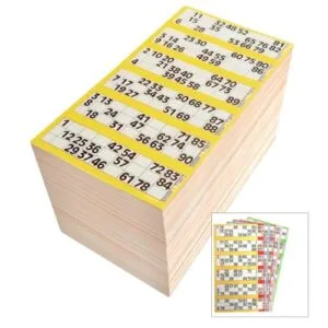 bingo cards 6 game complete