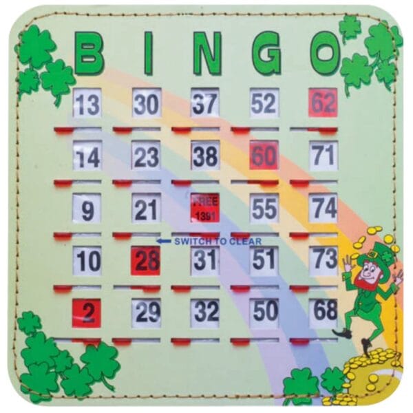 Bingo schuifplank klaverblad