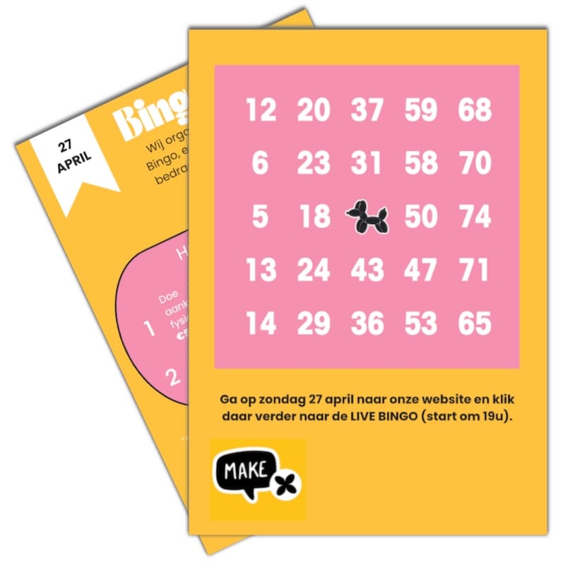 Bingokaarten 1-75 | Eigen Ontwerp - Afbeelding 3