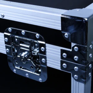 Flight case bingo blower machine sluiting