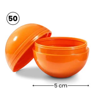 loterijballen oranje met specificaties