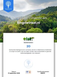 Trees for all certificaat